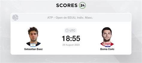 Baez vs coric. S. Báez vs B. Coric | US Open Men's Singles | Round 1 | 29.08.2023 | Court 13 Completed S. Báez 7 7 6 B. Coric (27) 5 5 1 Summary Stats Table Related matches … 