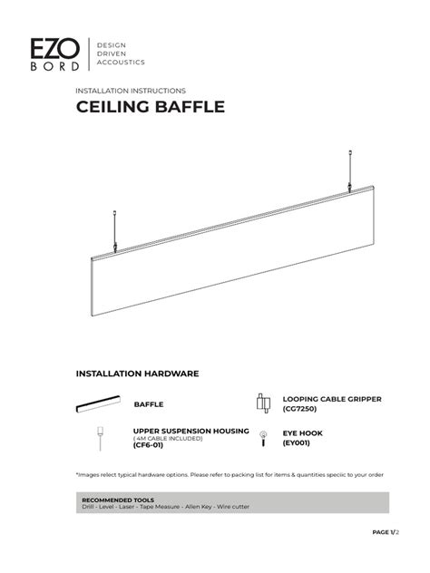 Baffle plate installation.  Instructions are applicable to all models including freestandin...