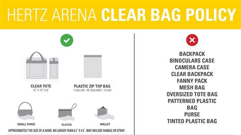 WHICH BAGS ARE APPROVED FOR ENTRY?-Clear tote no larger than 12″ x 6″ x 12″-One gallon clear plastic bag-Small purses, clutches, wallets that aren’t clear and are no larger than 6″ x 9″ *Exceptions will be made for those with medical requirements and/or special needs. Diaper bags are allowed and must be accompanied with a child.. 