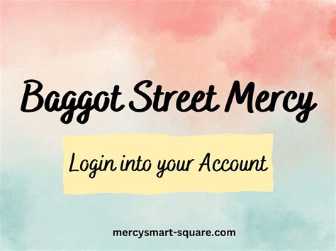 Baggot street login. online through the Mypay.Mercy or Baggot Street intranet site in the Human Resources section. Accessing MyPay There are two ways to access your pay stub information. Pick the best way based on your needs: 1. From any computer, anywhere using information on your printed pay stub: Visit MyPay.Mercy.Net Have your most recent printed pay stub handy. 