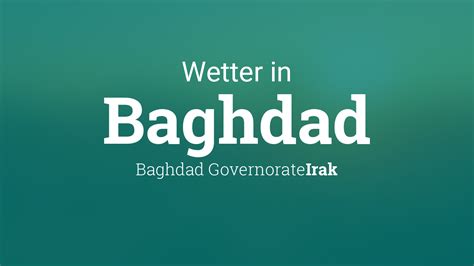 Baghdad wetter