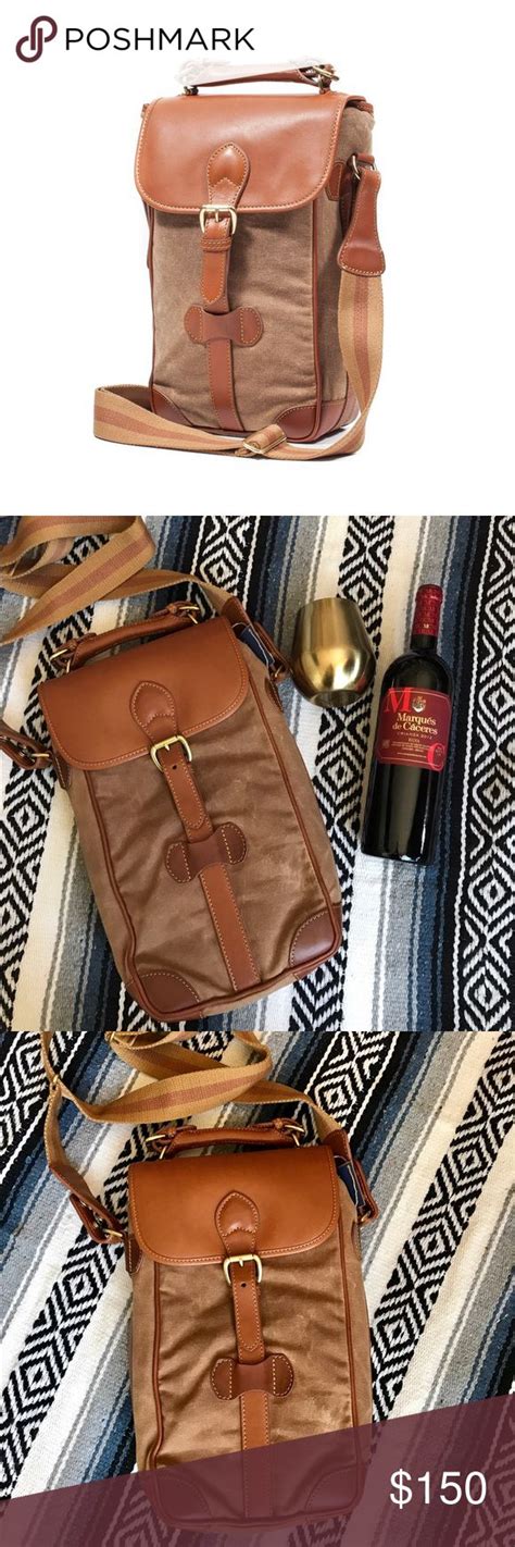 Bags Very Nice Mulholland 2 Bottle Wine Tote - Poshmark