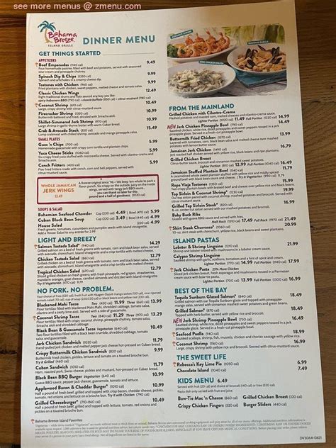 Bahama breeze menu prices. Claimed. Review. Share. 487 reviews. #5 of 108 Restaurants in Altamonte Springs $$ - $$$, American, Caribbean, Bar. 499 E Altamonte Dr, Altamonte Springs, FL 32701. +1 407-831-2929 + Add website. Menu. Closed now See all hours. 