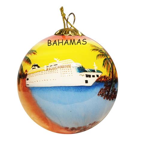 Bahamas christmas ornament. The Bahamas is a popular tourist destination known for its stunning beaches, crystal-clear waters, and vibrant culture. During the Christmas season, the island of Nassau comes alive with festive decorations, music, and traditions that reflect the country's unique blend of African, European, and Caribbean influences. From Junkanoo parades to … 