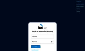 Bai Learning Login Login Pages Info
