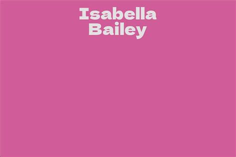 Bailey Isabella Instagram Longyan