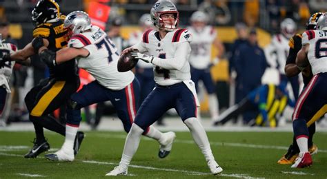 Bailey Zappe leads Patriots to 21-18 win over Steelers with impressive first half