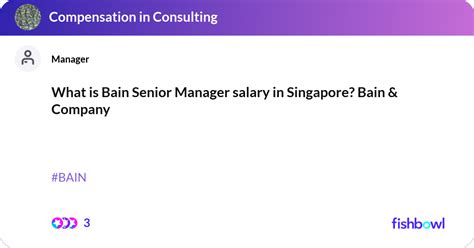 Bain manager salary singapore. .  ...