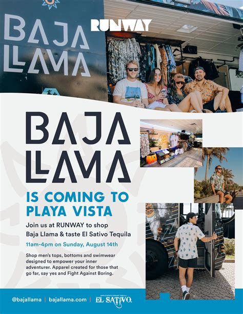 Baja llama. We craft the world's most radical button ups, swim trunks, board shorts and graphic tees by utilizing hand-drawn prints inspired by our exploits from around the world. Each product is crafted to the highest standards of quality and comfort. Our aim is to inspire you to Go Far, Say Yes and Fight Against Boring! 