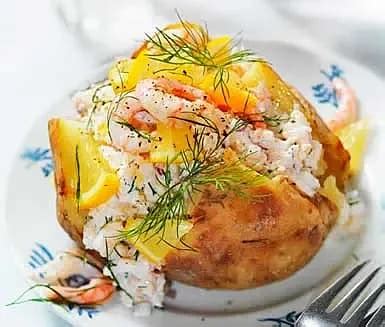 Bakad potatis i micro ica