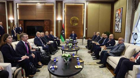 Bakan Fidan, Libya Başbakanı Dibeybe ile görüştüs