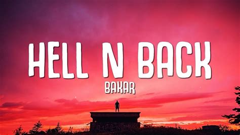 Bakar hell n back lyrics. Things To Know About Bakar hell n back lyrics. 