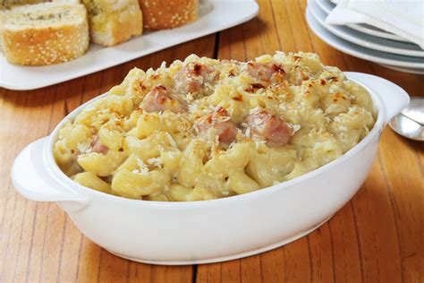 Baked Macaroni and Cheese With Ham Recipe - The Spruce Eats