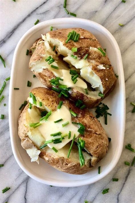 Baked potato microwave cheat. Microwave your potato for 3-4 minutes on one side before flipping over and microwaving it for another 3-4 minutes on the opposite side. *Note that you need to add an additional minute for each side of cooking … 