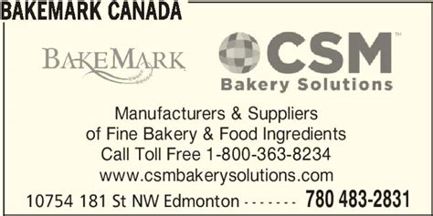 Bakemark Canada Calgary AB - Facebook