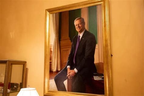 Baker Portrait Hangs With Others On Lobby Walls