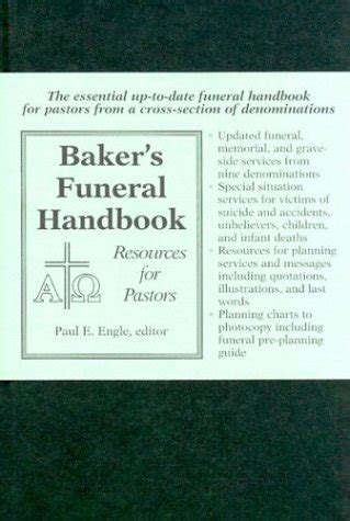 Baker s funeral handbook resources for pastors. - Inventario de fondos del archivo municipal de san fernando, 1677-1984.