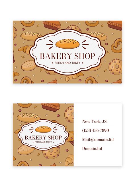 Bakery Business Cards - Match Your Color & Style Free! - Basic …