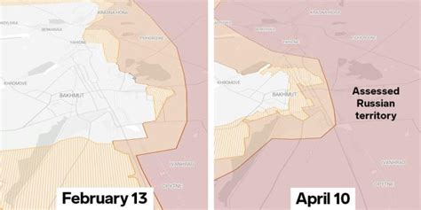 Bakhmut: Timelapse Map Shows Russia Slowly …