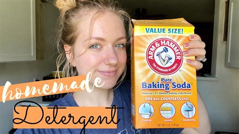 Baking soda laundry detergent. This homemade laundry detergent uses coconut oil soap, borax, washing soda, and optional essential oils to naturally clean laundry effectively. HE safe. ... 1/4 cup baking soda OR 2 Tablespoons washing soda (optional) Just add those at the beginning of the wash cycle. For an extra boost, add 1/4-1/2 cup … 