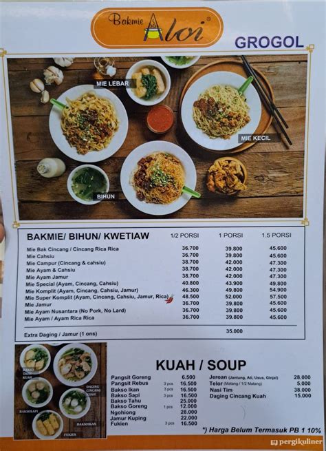 Bakmie Aloi, Grogol - Lengkap: Menu terbaru, jam buka & no …