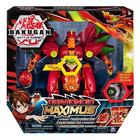 Featuring 10 pieces of exclusive Baku-Gear, you can weaponize your fused Bakugan Ultra for battle or assemble a sword and shield for Dragonoid Infinity. Combine all of the Baku-Gear pieces into the ultra-powerful Infinity Blaster and take your battles to the next level with the most powerful Dragonoid yet!