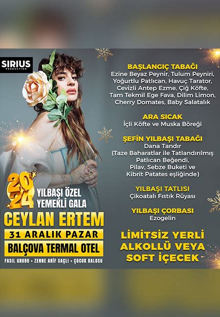 Balçova Termal Otel İzmir Yılbaşı Programı 2024. 