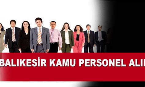 Balıkesir kamu personel alımı