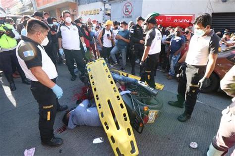 Balacera en la 18 calle zona 1 deja tres muertos y un herido