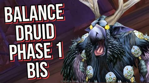 Balance druid bis. Asaad, Caliph of Zephyrs. Stat Priorities. Int > Spi = Hit (1742) > Haste > Mastery > Crit. These are general guidelines. Always sim yourself to get your own stat prios. balance druid Class Guide. WOWTBC.GG. A list of the best gear for Balance Druids for Pre Raid, Phase 1, Phase 2, Phase 3, and Phase 4 in World of Warcraft Cataclysm Classic. 