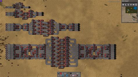 So you take 2 4x4 for the input, 2 4x4 for the output. Now you need to balance the 4 left lines with the 4 right lines. (And each output has to go to a different exit balancer). So you need 4 additional splitters. Of course you want to optimize the length for each balancer, because each tile more will add up quickly.. 
