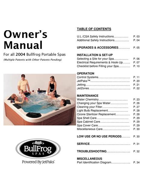 Balboa spa millennium series owners manual. - Manuale delle procedure dello strumento faa h 8083 16 serie di manuali faa.