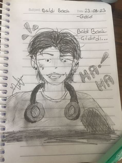 Baldiback çizim Pinterest. 