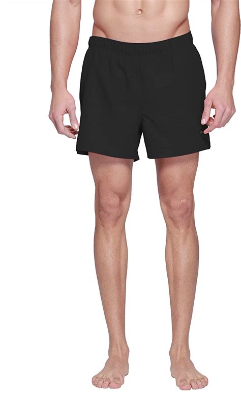 Baleaf swim shorts. The BALEAF Swimwear Shorts are perfect for your beach and water sport activities. These 3-inch sporty board shorts feature an elastic waistband with an adjustable drawstring for a comfortable fit. The quick-dry mesh fabric provides UPF 50+ sun protection and chlorine resistance, making them ideal for swimming. 
