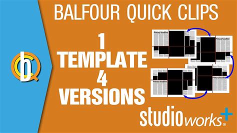All about using Balfour StudioWorks and StudioBal