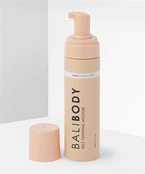 Balibody. One bottle of the Bali Body Self Tanning Mousse will provide approximately 6-8 full body coats. The mousse is a quick drying fake tan that you can sleep in if preferred. We recommend leaving the fake tan on the skin anywhere between 1-8 hours depending on your desired colour. 