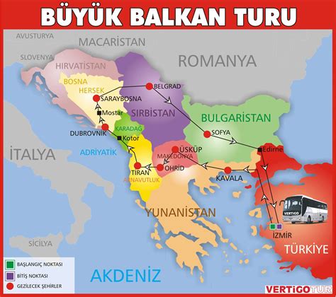 Balkan ülkeleri turu
