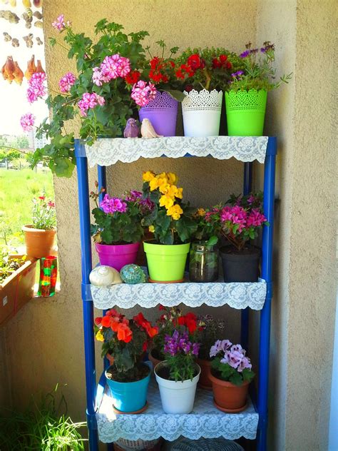 Balkon çiçek fikirleri
