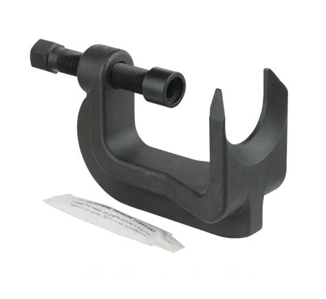 Using a big hammer and heat not only damages the car’s suspension and rubber components, but can also lead to a bent panel or smashed knuckles with the slightest slip.Use the right tool and separating ball joints is easy. This Repco Ball Joint separator is ideal. With a drop forged, heat-treated steel body its heavy-duty construction will .... 