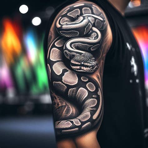 Ball python tattoo TATTOO