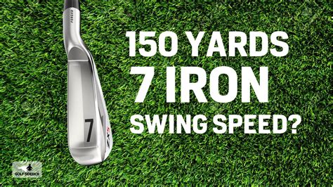 Ball speed to swing speed 7 iron.  All testing was conducted using our pub...