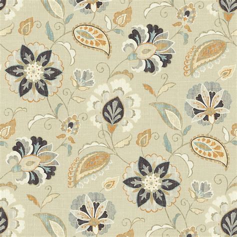 Gorgeous floral geometric in watercolor hues of stone, mineral, spa, latte and cream printed on viscous/linen blend for a luxuriously soft hand. Woven to live happily with family and friends.Content: 70% viscose, 30% linenRepeat: Non railroaded fabric with 27 and half drop repeat Care: Dry cleanWidth: 54 wide Because fabrics are available in whole-yard increments only, please round your .... 