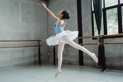 Ballet jump. 