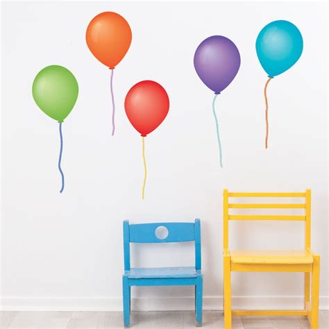 Balloon Wall Decals - Etsy