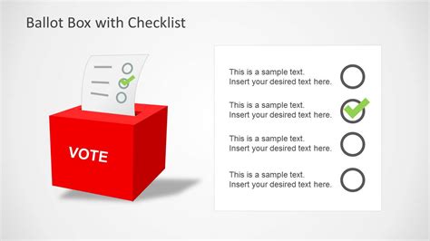 Ballot PowerPoint Template SlideModel