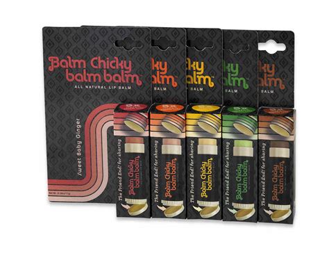 Balm Chicky Balm Balm was founded as a line of flavorful lip balm, reminiscent of the 1970s when every teen had a lip balm and a comb in their back pocket or bags. What made Balm Chicky was the product design. Each tube of Balm Chicky had double sides, and could easily be shared with a friend without sharing germs.. 