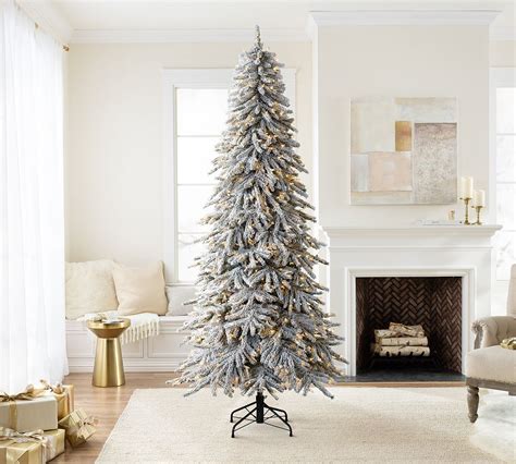 Balsam hill trees.  Its space-saving design creates a perfect display.  Our Snowy Pine Flocked C...