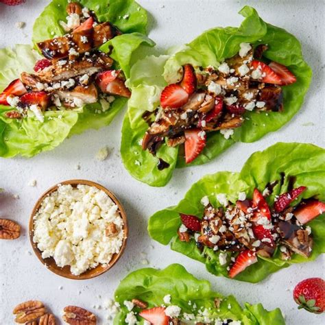 Balsamic Chicken Lettuce Wrap Recipe - Food …