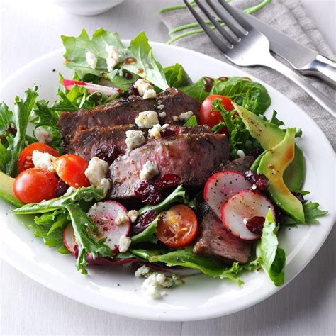 Balsamic Steak Salad & Fried Goat Cheese - Comfort Food Ideas