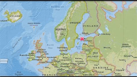 Baltık denizi harita